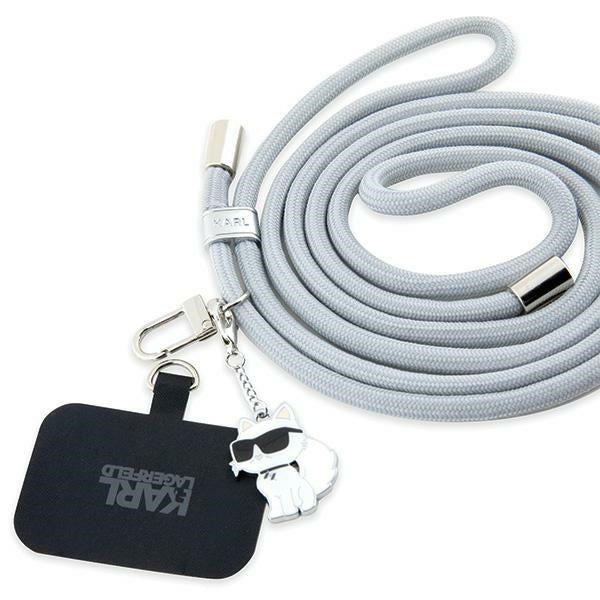 Cordon Téléphone Karl Lagerfeld Choupette, Gris