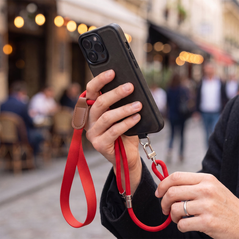 Cordon de téléphone Techsuit UrbanLoop TLN11, Marron Clair
