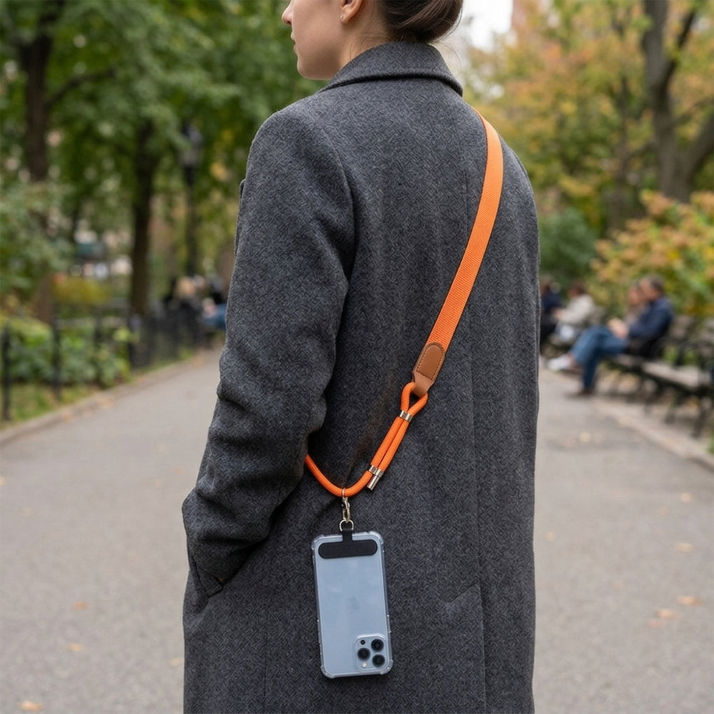 Cordon de téléphone Techsuit UrbanLoop TLN11, Marron Clair
