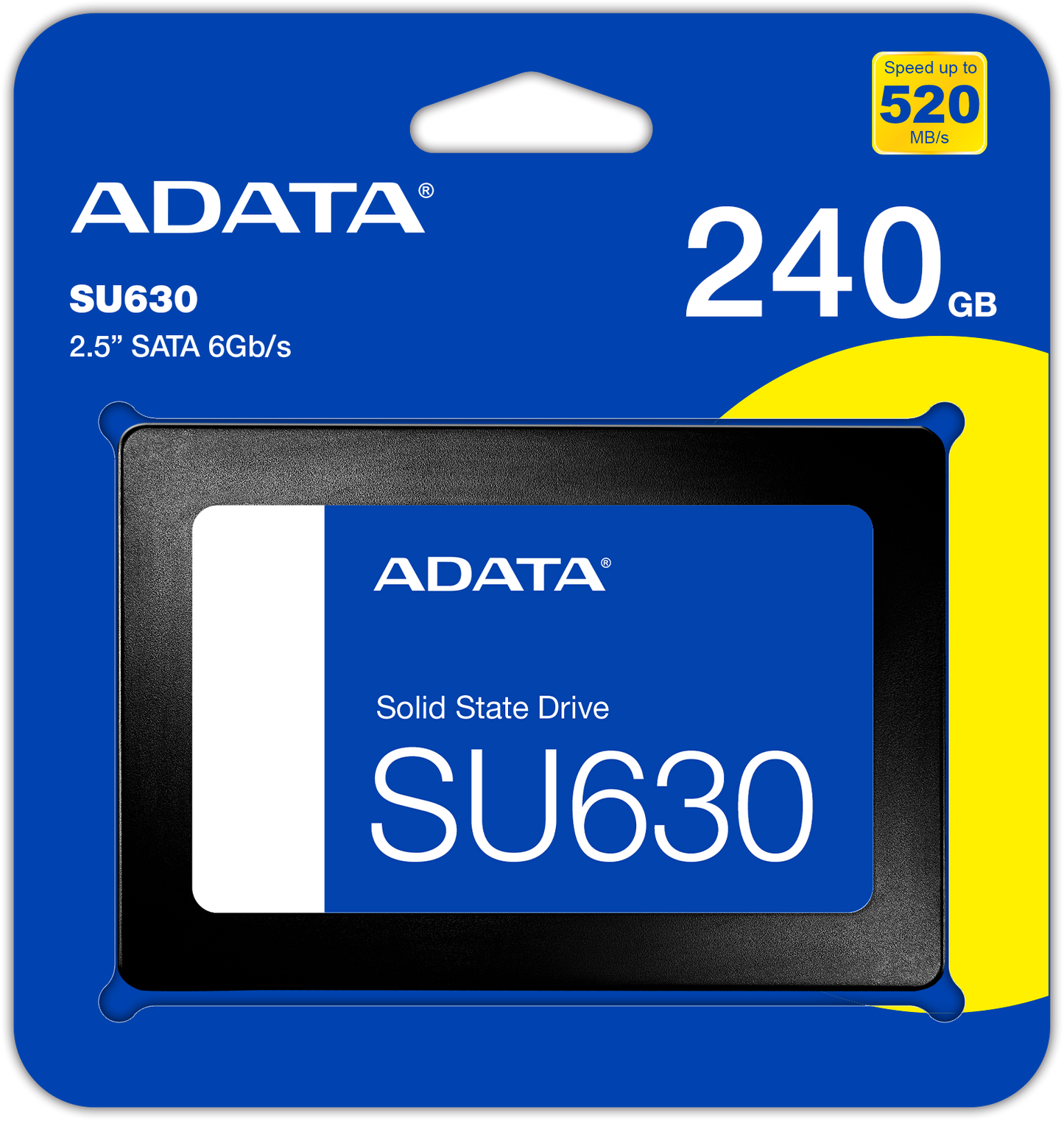 Solid State Drive (SSD) Adata SU630, 240GB, 2,5 pouces, SATA III ASU630SS-240GQ-R