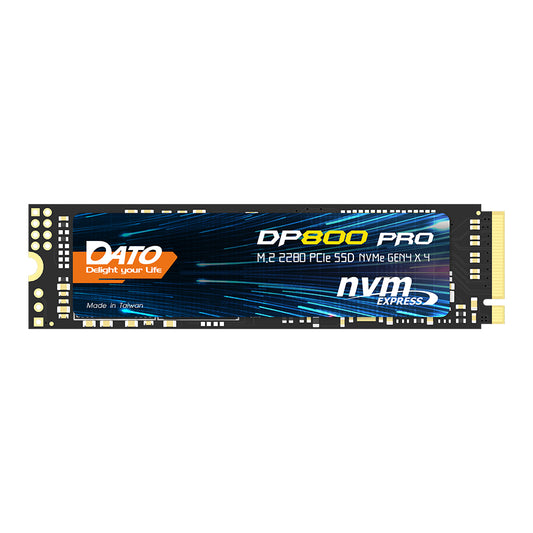 Solid State Drive (SSD) Dato DP800 Pro, NVME M.2 2280, PCIe, 4TB, Noir DP800PSSD-4TB