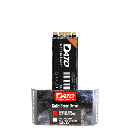 Solid State Drive (SSD) Dato, SATA III NGFF M.2 2280, 4TB, Noir DM700SSD-4TB