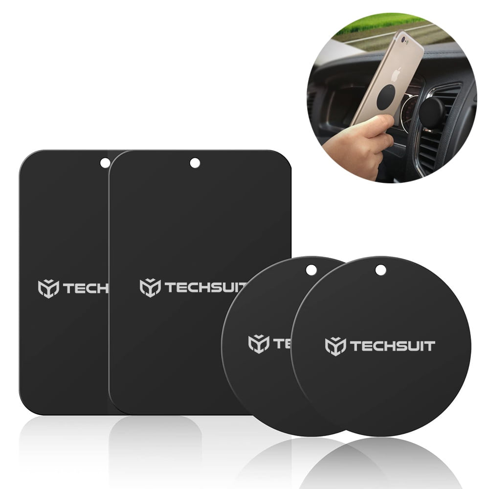 Autocollant Métallique Techsuit MP04 4en1, Noir