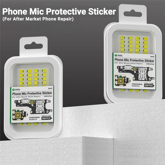 Autocollant de Protection Microphone 2UUL DA32, Set de 500 pièces