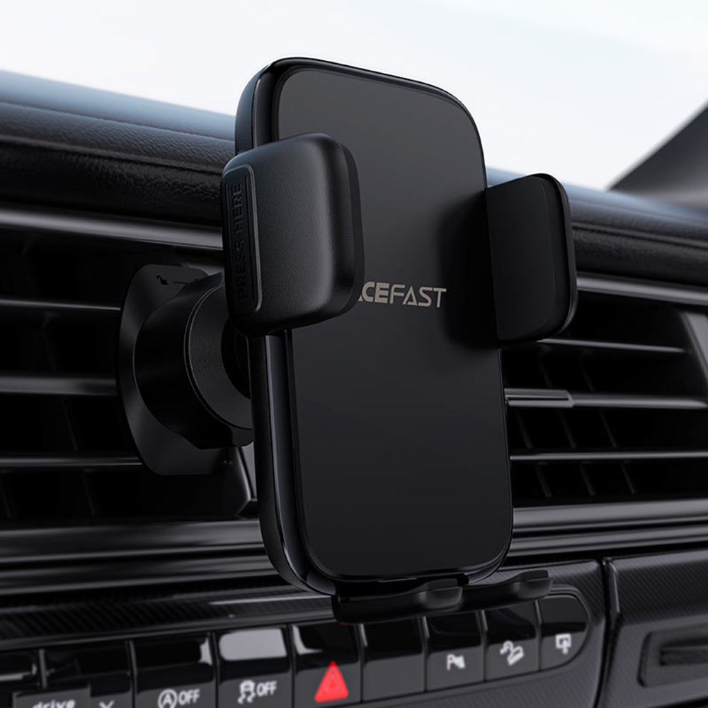 Support Auto Acefast D27, 4.5 pouces - 6.7 pouces, Noir
