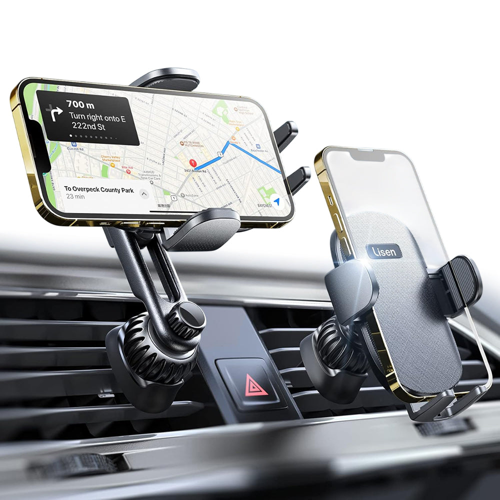 Support Auto Lisen, 4.7 pouces - 7.2 pouces, Noir YL0222060011