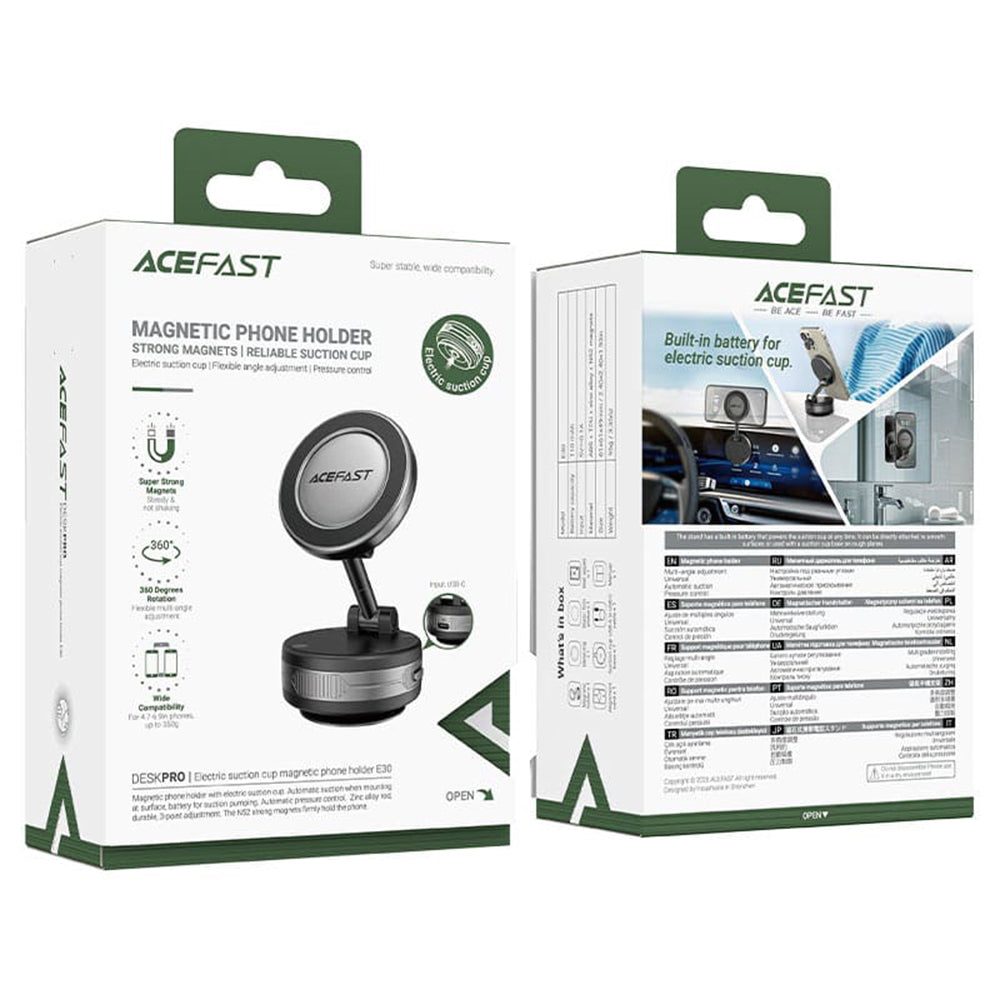 Support Auto Magnétique Acefast E30, Universel, Gris