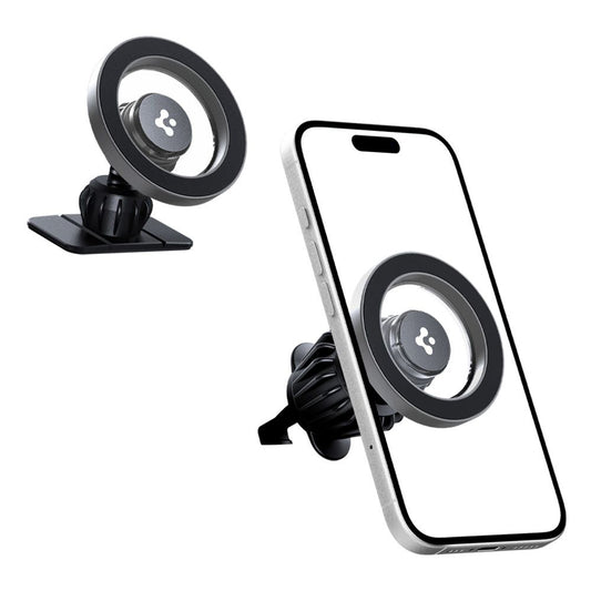 Support Auto Magnétique Spigen MFT13, Universel, Argenté
