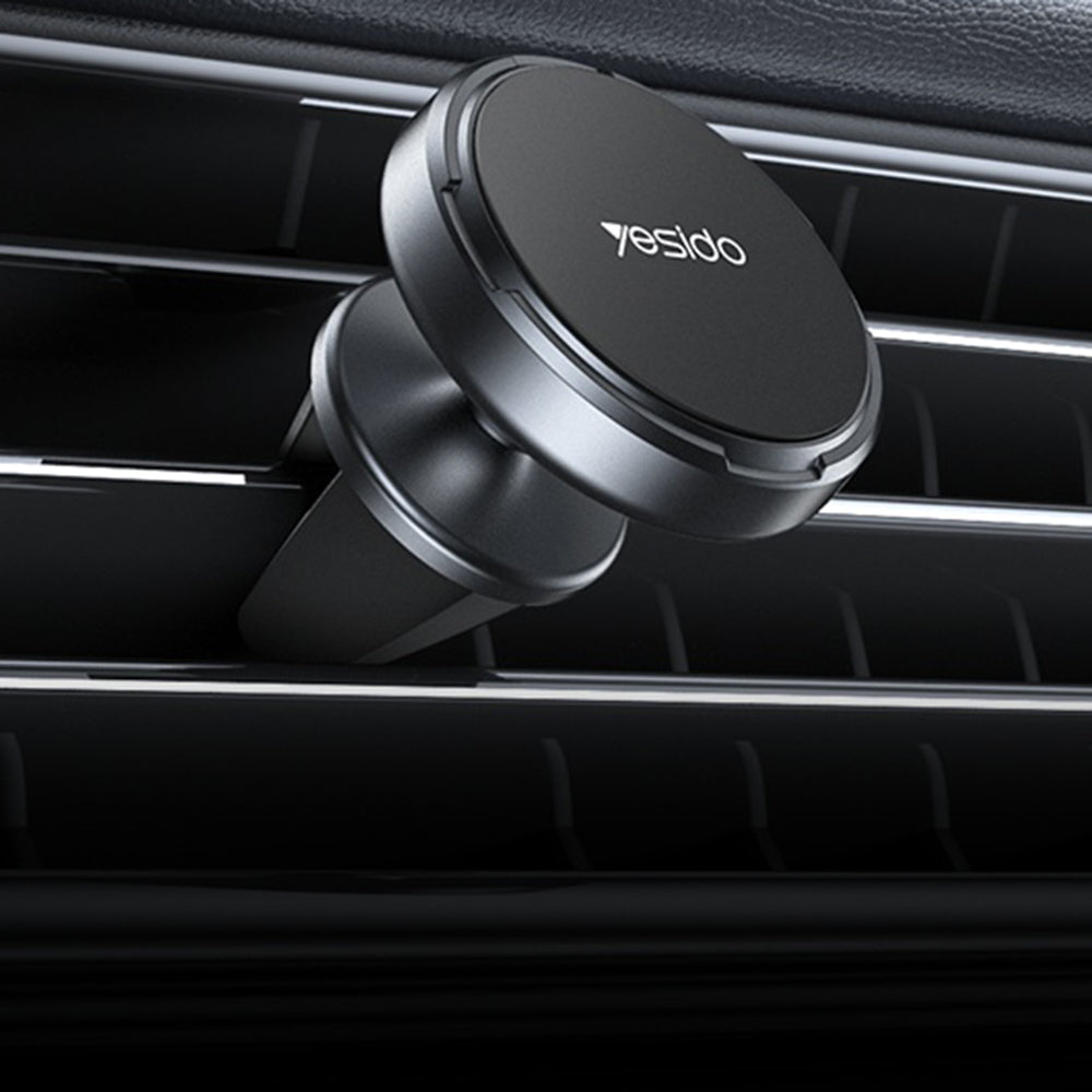 Support Auto Magnétique Yesido C214, Universel, Noir