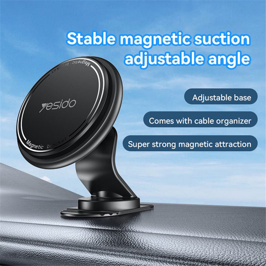 Support Auto Magnétique Yesido C220, Universel, Noir