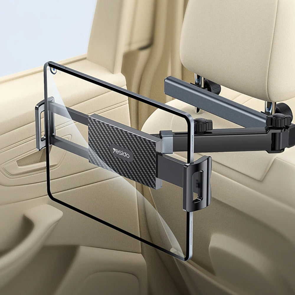 Support Auto Appui-tête Yesido C294 pour Téléphone / Tablette, 4.7 pouces - 13 pouces, Noir