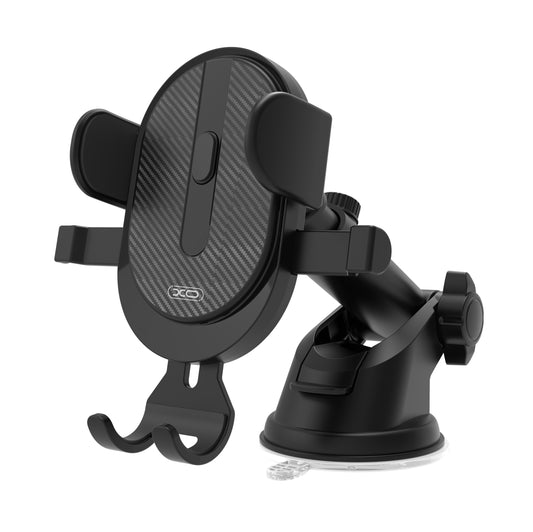 Support Auto XO Design C60 2en1, 4 pouces - 6 pouces, Noir