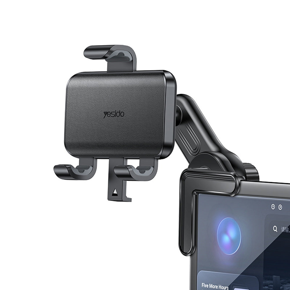 Support Auto Yesido C250, 4.7 pouces - 6.8 pouces, Noir