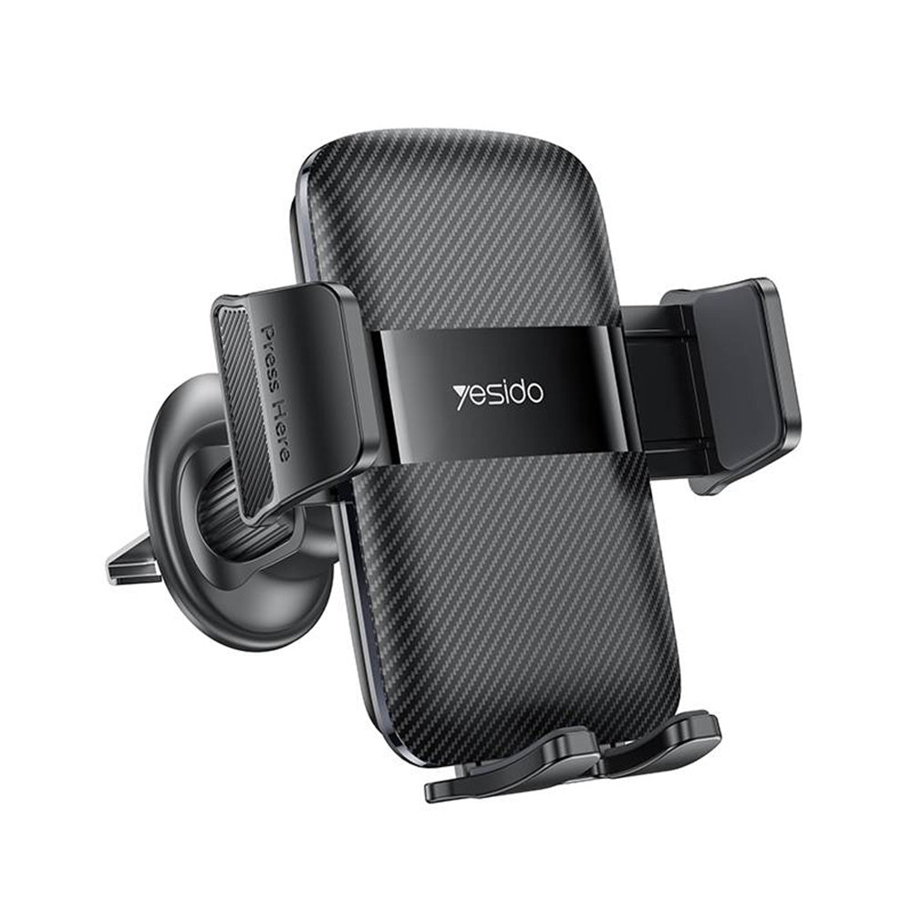 Support Auto Yesido C251, 4.8 pouces - 7.2 pouces, Noir
