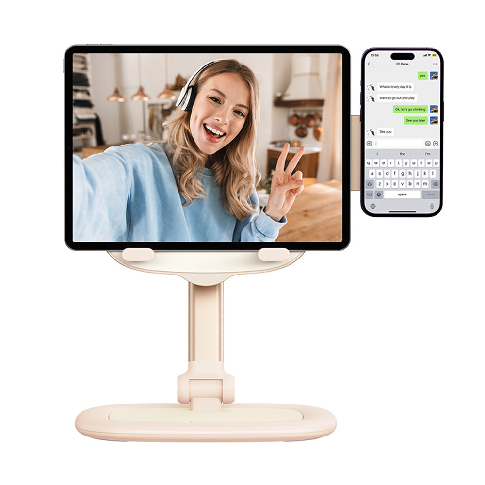 Support de bureau Baseus Seashell Dual, Universel, Rose B10451501411-00