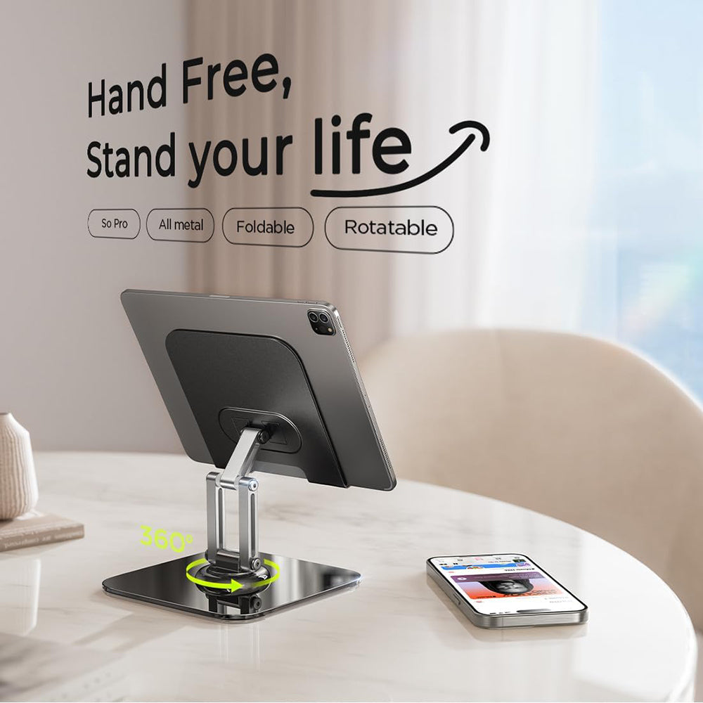 Support de bureau Lisen Q18 pour téléphone / tablette, 4.7 pouces - 12.9 pouces, Noir YL0423120002