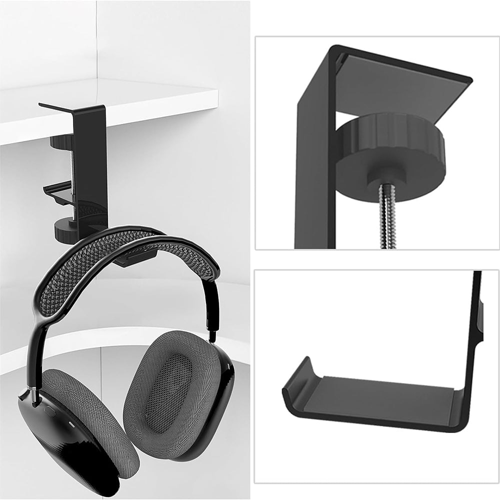 Support de bureau Techsuit DH2 pour casque / sac, Noir