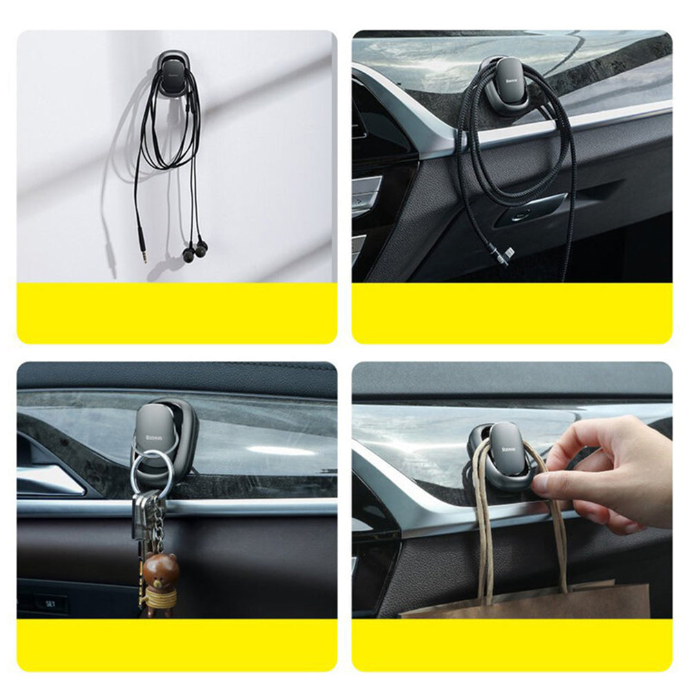 Support Crochet Auto Baseus Beetle, Set 2 Pièces ACGGJK-0G