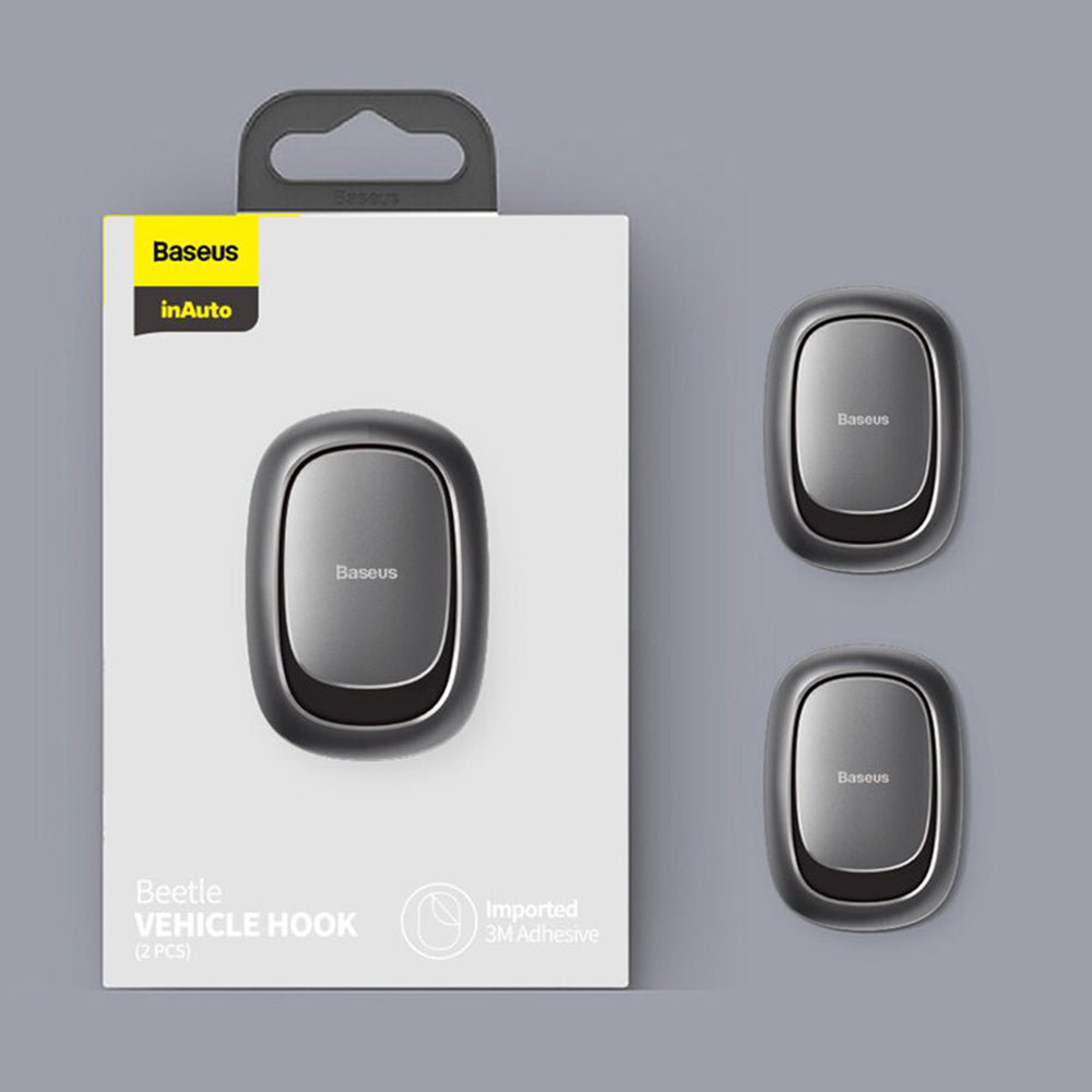 Support Crochet Auto Baseus Beetle, Set 2 Pièces ACGGJK-0G