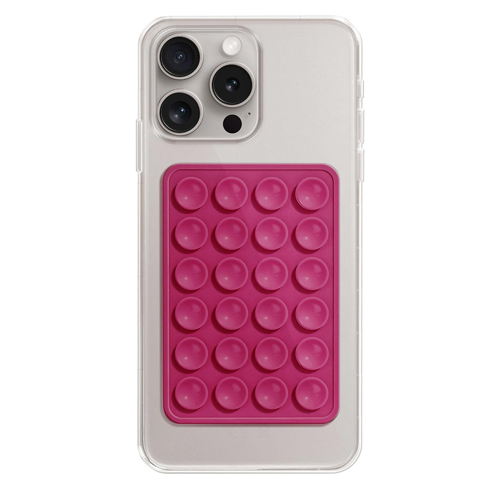 Support avec Ventouses Techsuit SM-PAD, Fuchsia