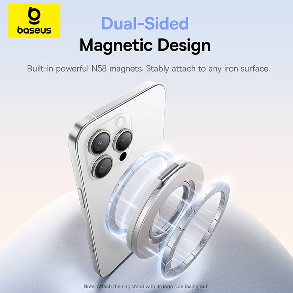 Support Anneau Baseus MagPro 3, Universel, Blanc S0TY002131