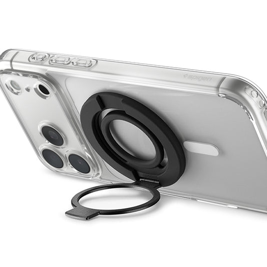 Support Anneau Spigen Dual Pop Mag S, Universel, Noir AMP11735