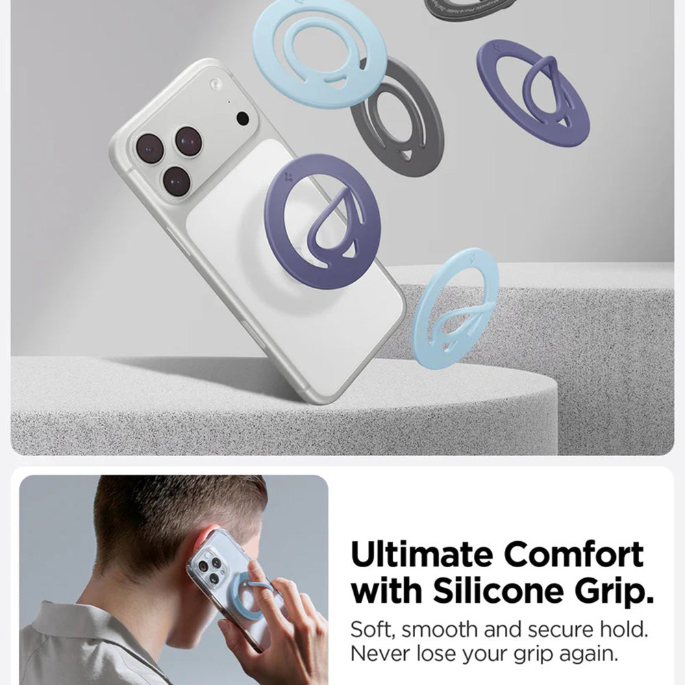 Support Anneau Spigen Dual Pop, Universel, Violet AMP11369