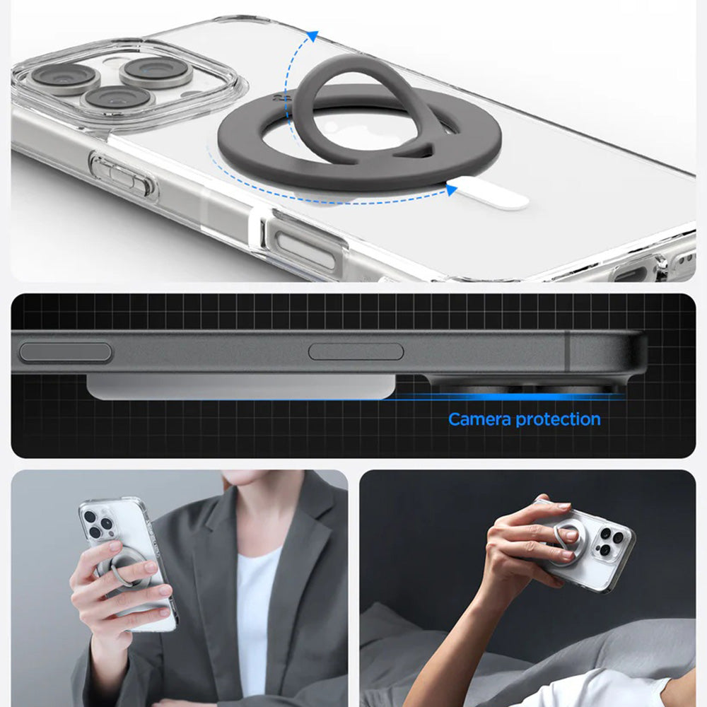 Support Anneau Spigen Dual Pop, Universel, Violet AMP11369