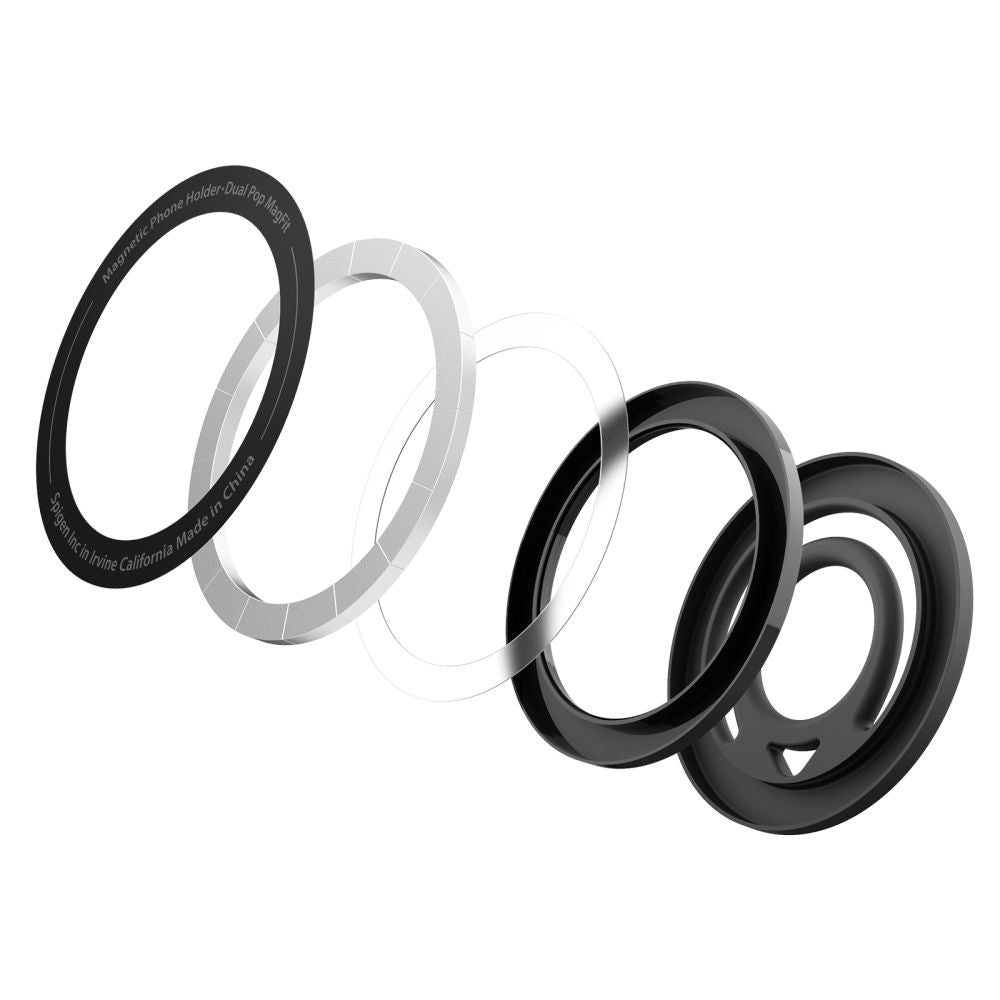 Support Anneau Spigen Dual Pop, Universel, Noir AMP08886