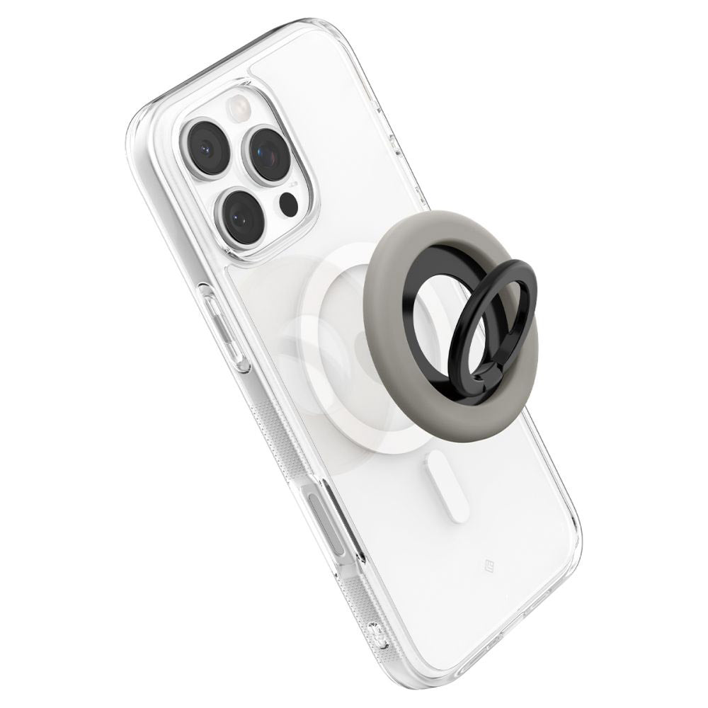 Support Anneau Spigen Nano Pop, Universel, Gris