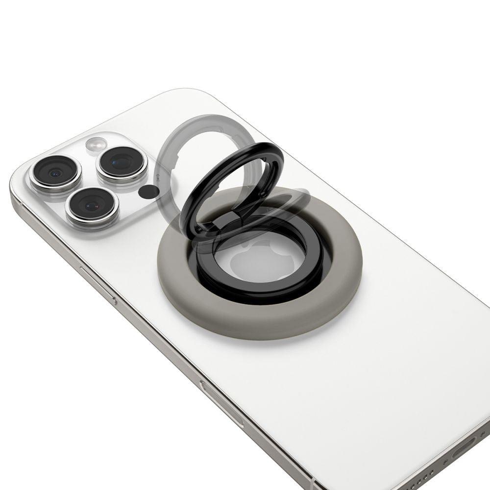 Support Anneau Spigen Nano Pop, Universel, Gris