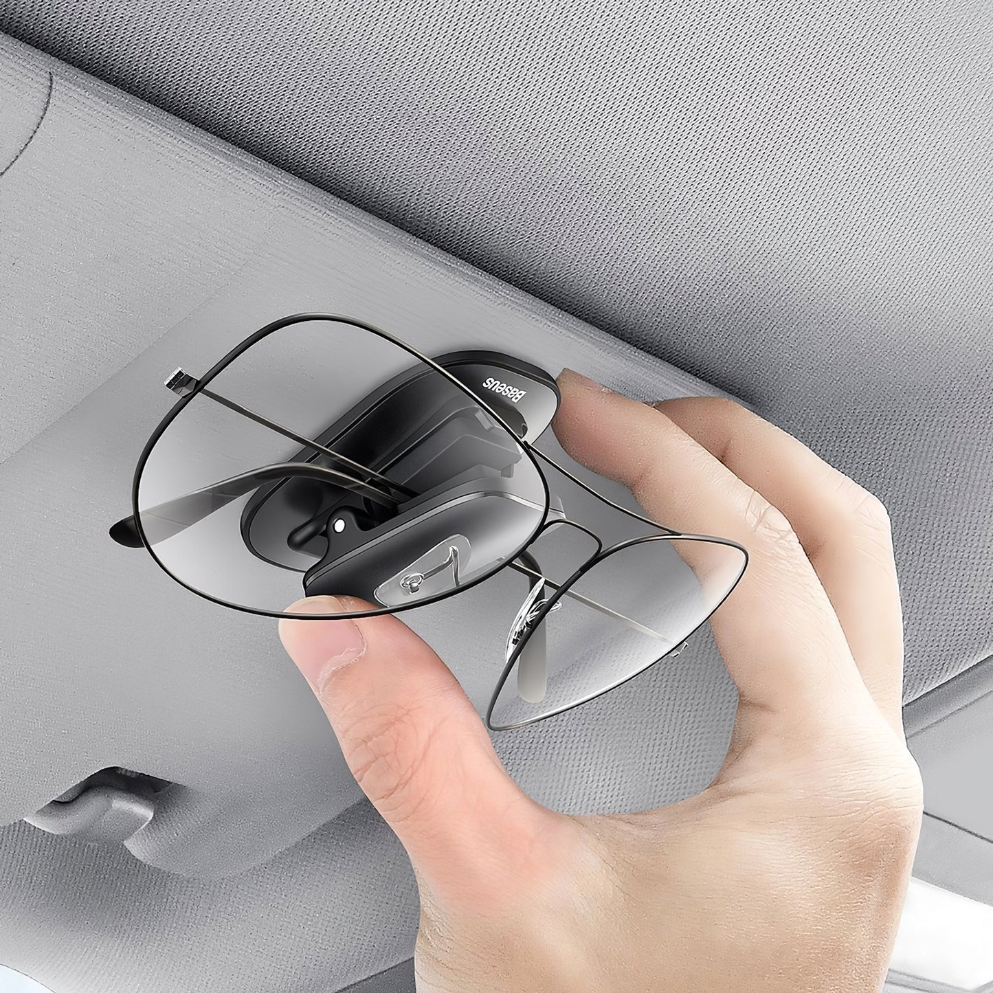 Support pare-soleil Baseus pour lunettes, Noir ACYJN-A01