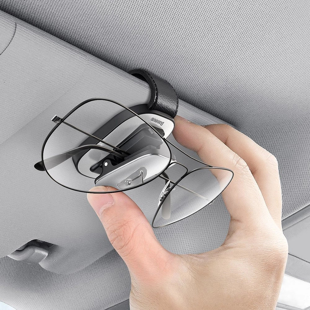 Baseus Platinum Platinum Clip Support parasolaire pour lunettes de soleil, argent ACYJN-B0S