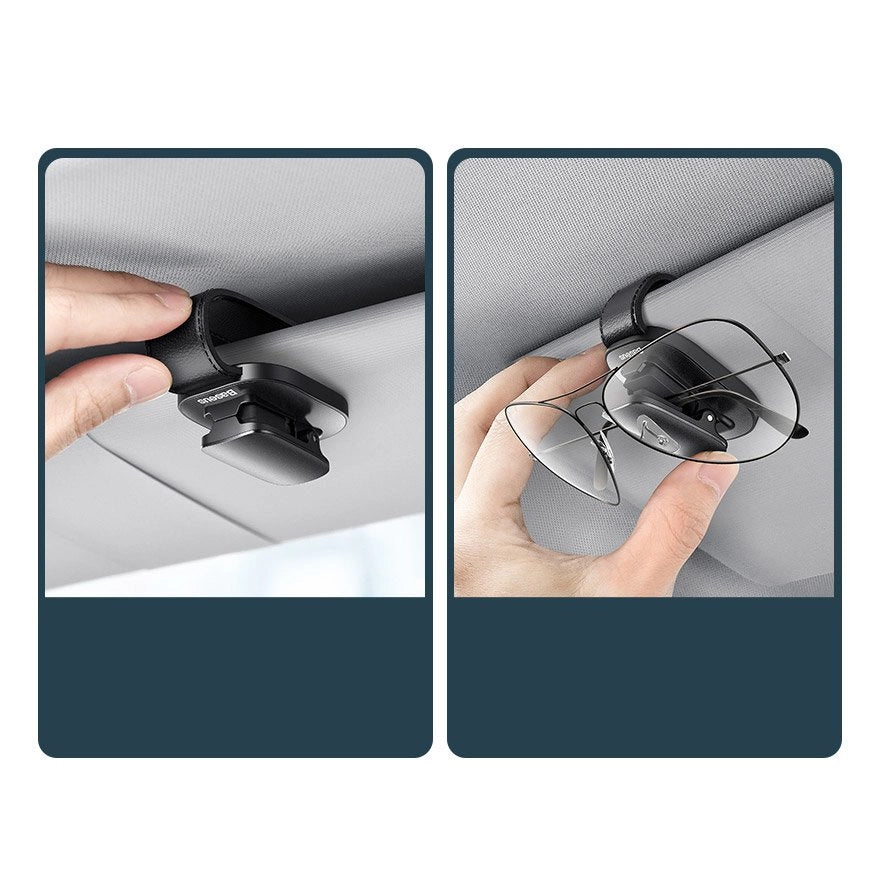 Baseus Platinum Platinum Clip Support parasolaire pour lunettes de soleil, argent ACYJN-B0S