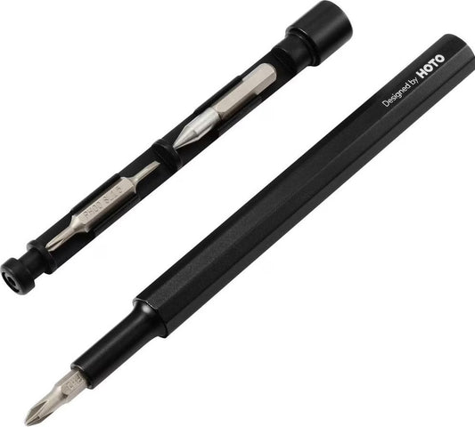 Tournevis HOTO QWLSD013, 5 en 1, Noir