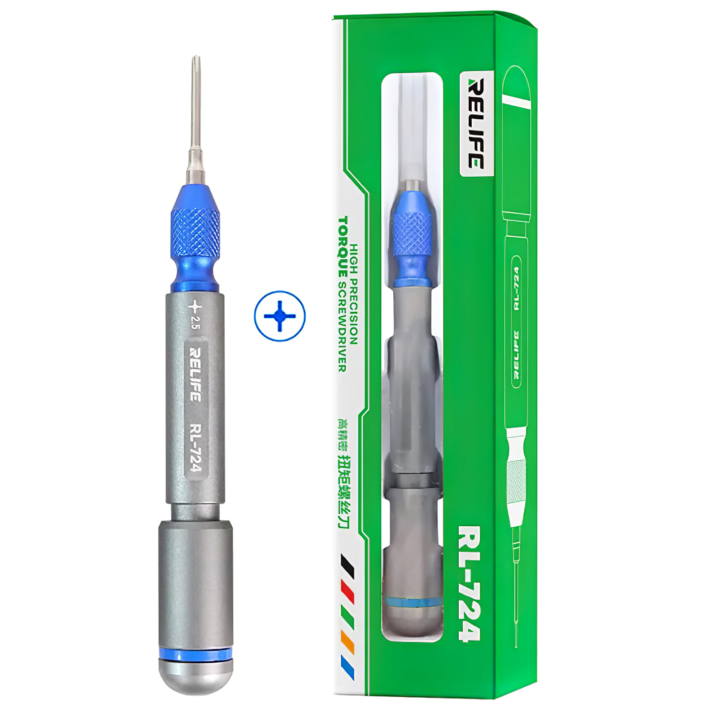 Tournevis Relife RL-724, Cruciforme 2.5mm