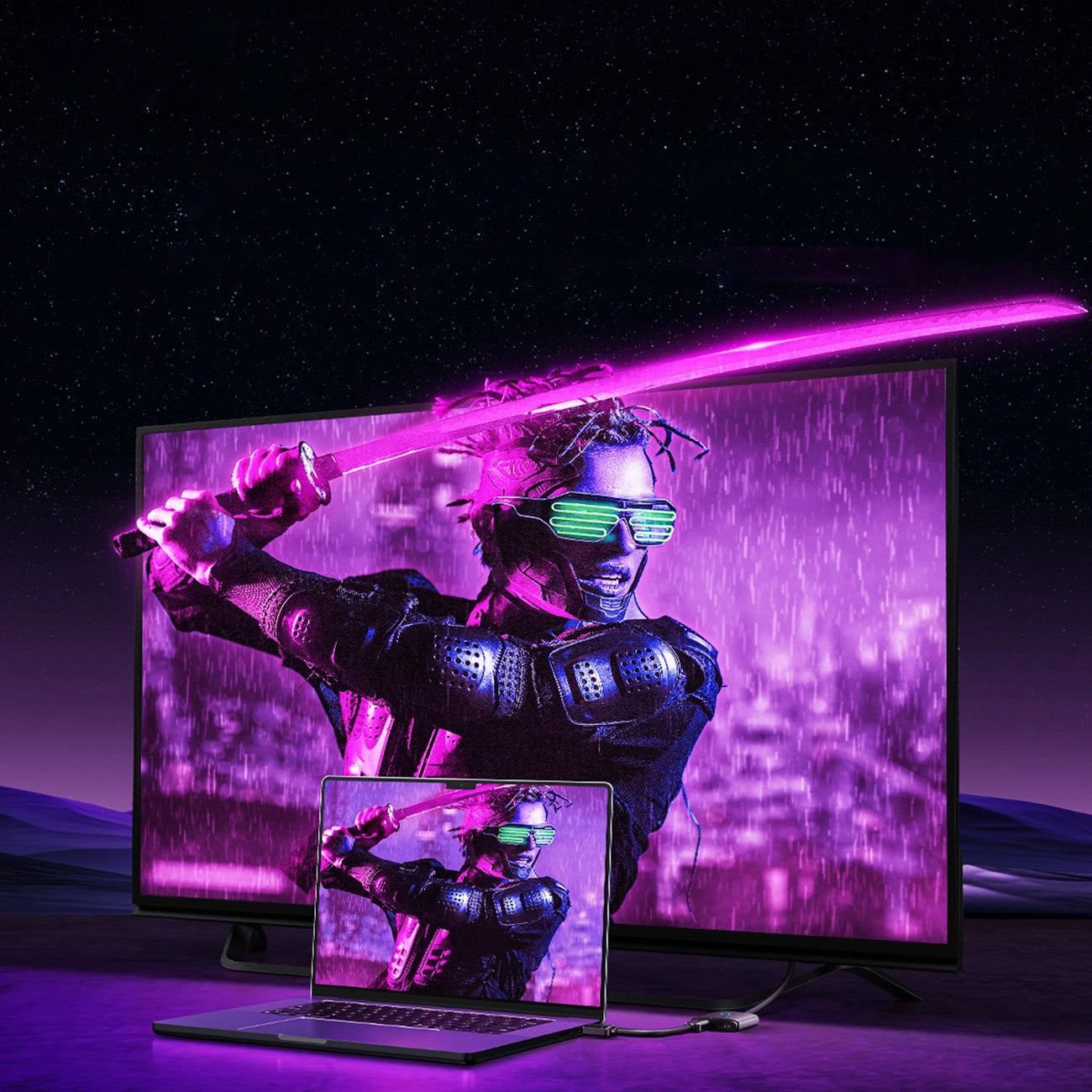 Switch Vidéo Baseus AirJoy Cluster Bidirectionnel, Noir B01331105111-01