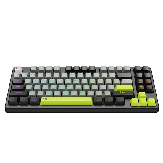 Clavier Gaming HAVIT KB904L, RGB, 1.8m, Noir Vert