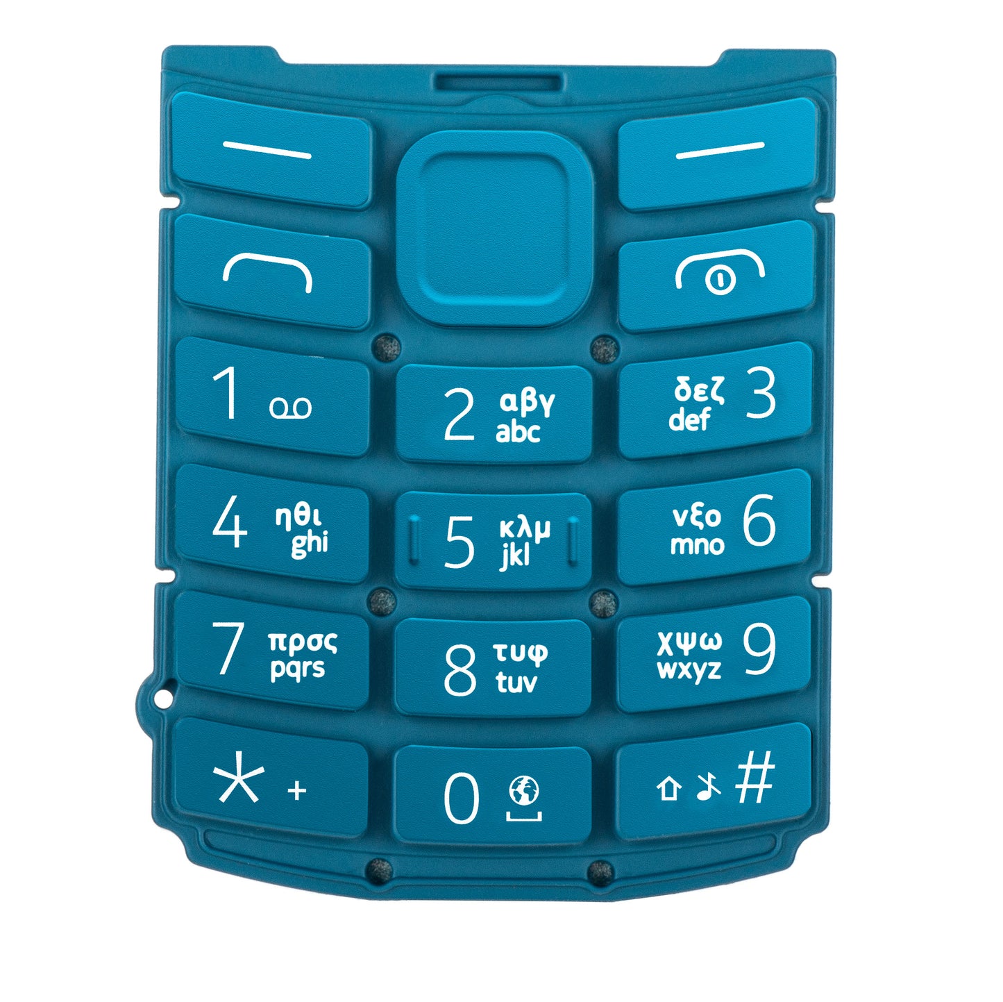 Clavier grec pour Nokia 105 4G 2nd Edition, bleu