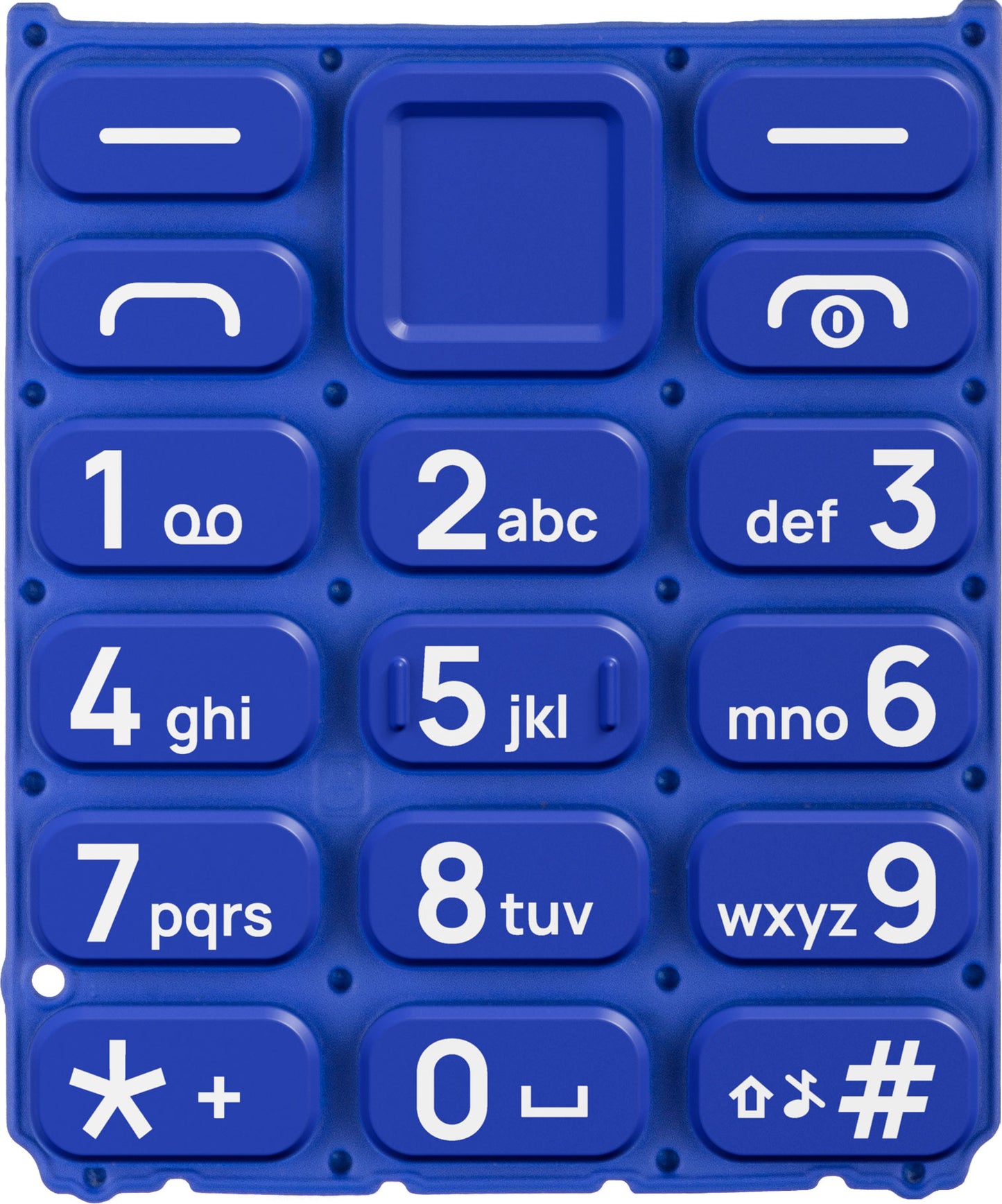 Clavier latin pour HMD 105 / Nokia 105 (2024), bleu