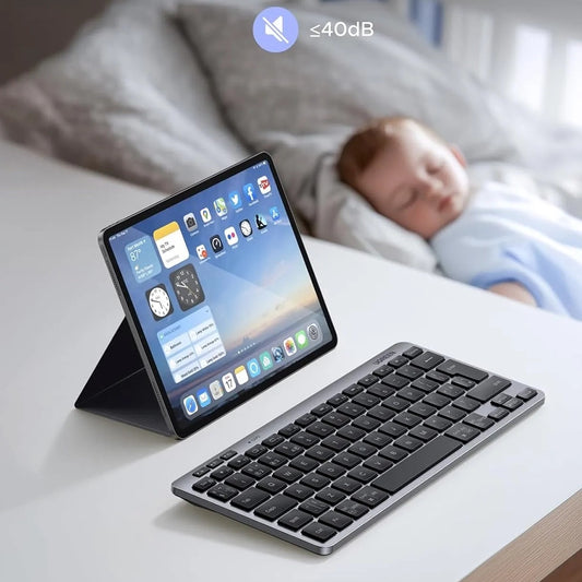 Clavier sans fil UGREEN 75049, BT / Wi-Fi, Noir