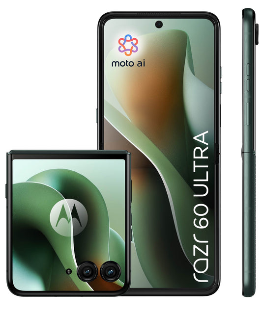 Téléphone Mobile Motorola Razr 60 Ultra, 512GB, 16GB, Scarab PB8R0003SE