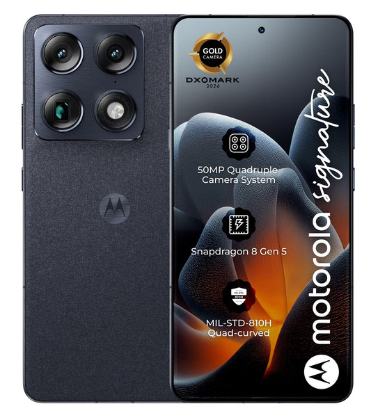 Téléphone Mobile Motorola Signature 5G, 512GB, 16GB, Pantone Carbon PBAB0002SE