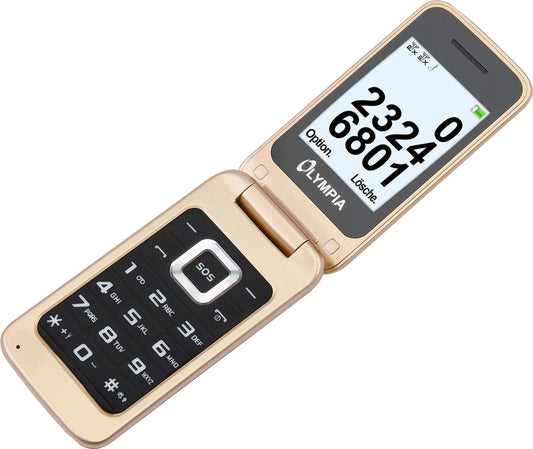 Téléphone Mobile Olympia Luna Dual SIM, Or 2212