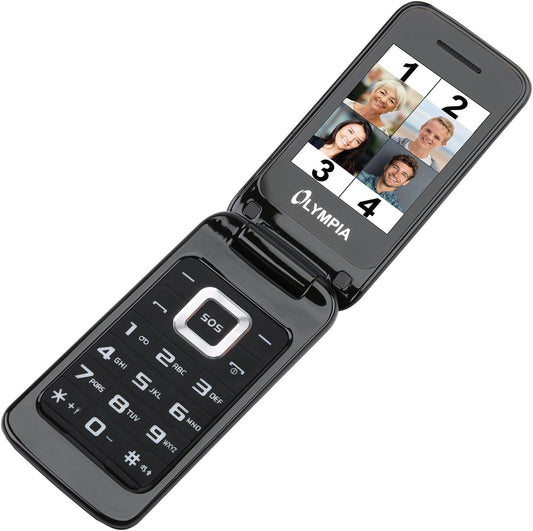 Téléphone Mobile Olympia Luna Dual SIM, Noir 2210