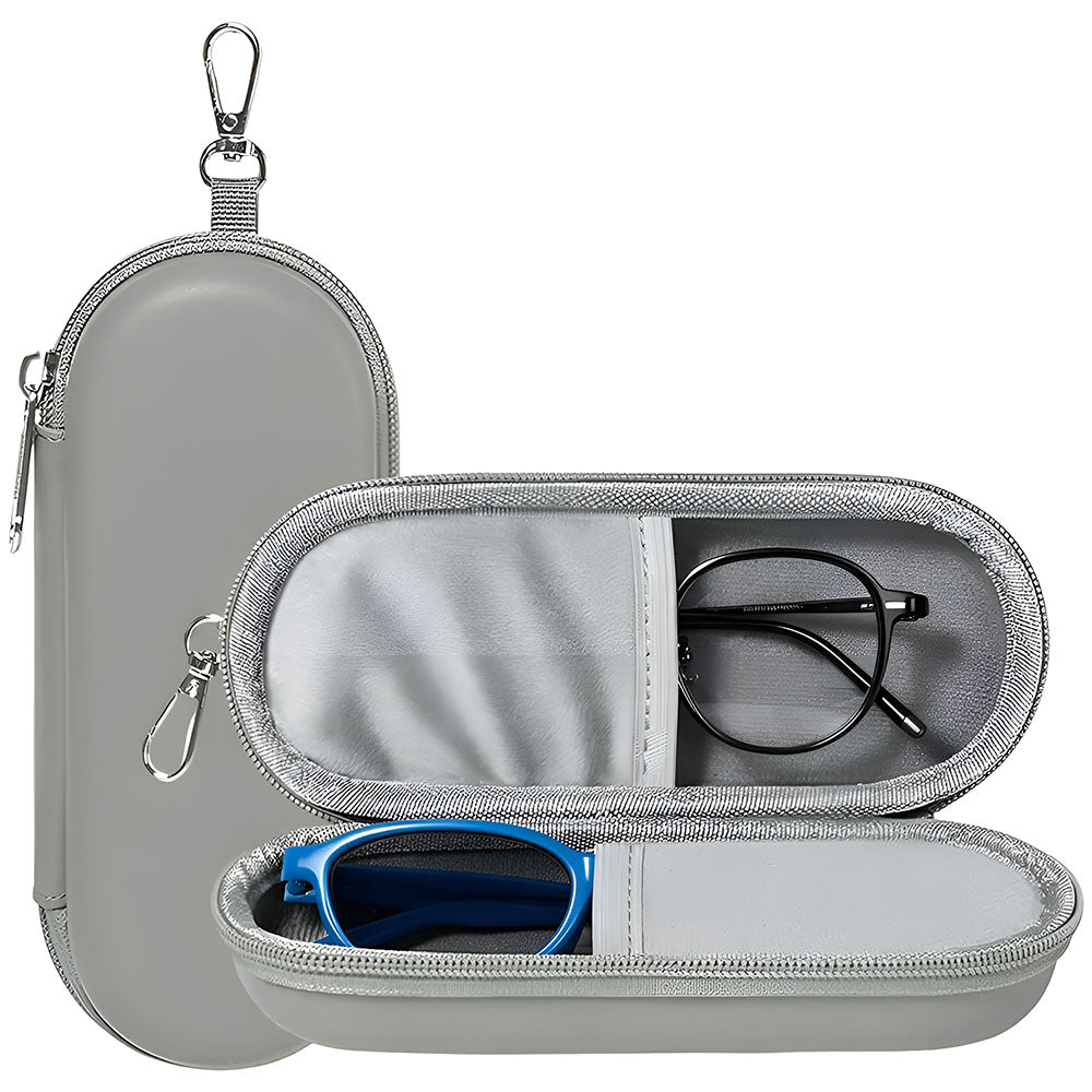 Étui à lunettes Techsuit ETJ3, 165mm x 65mm x 40mm, Gris