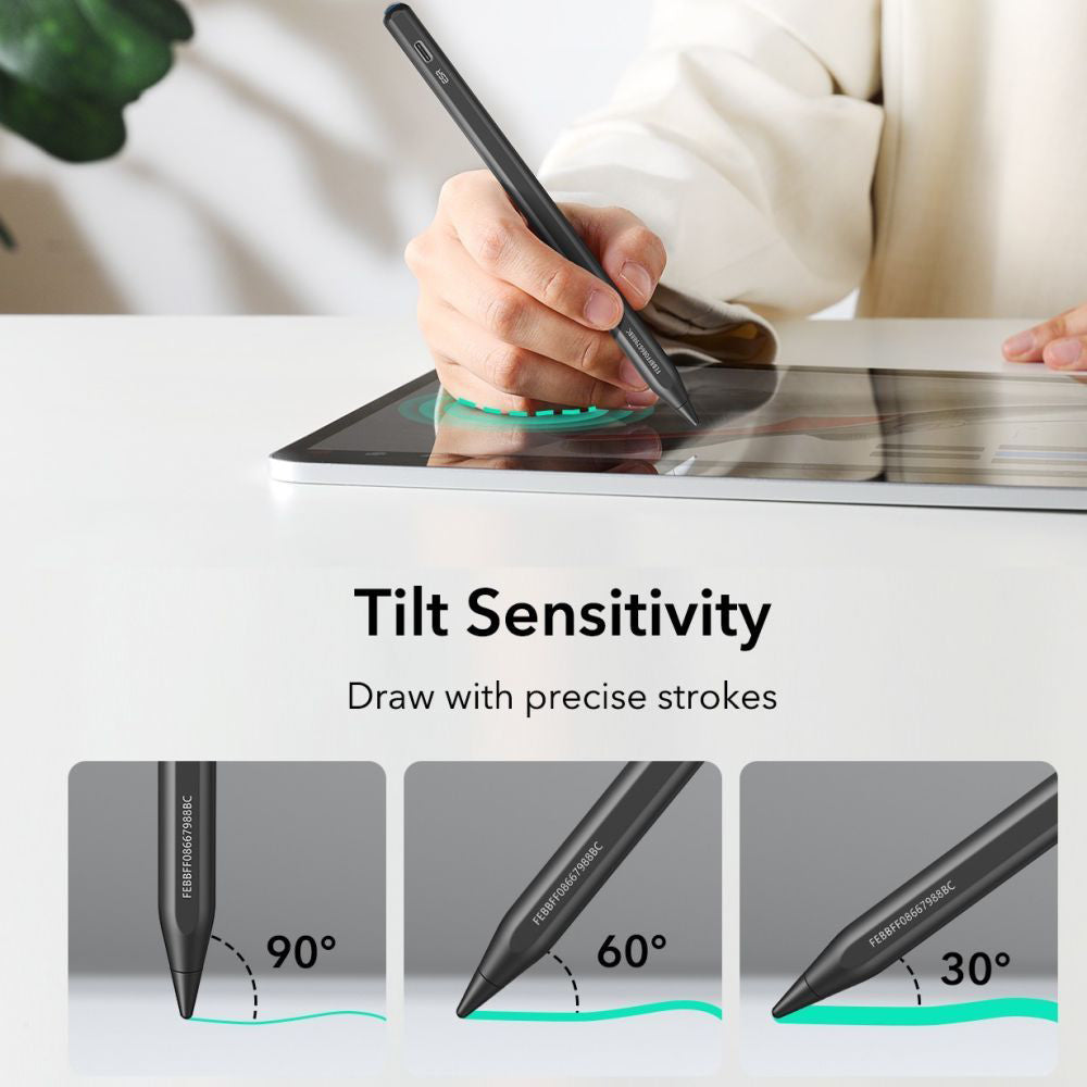 Touch Pen ESR Geo pour Apple iPad, Version Active, Noir