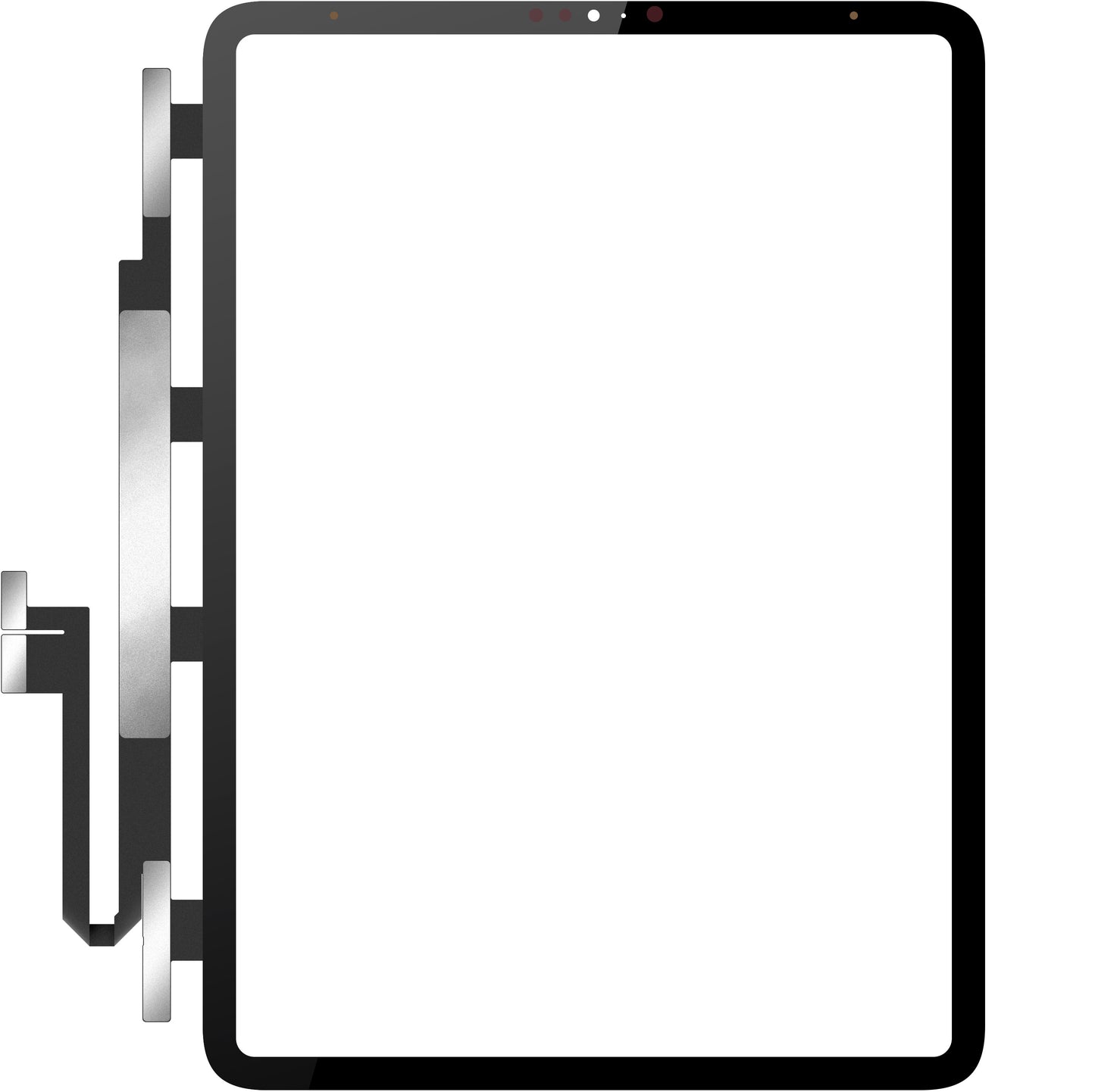Touchscreen Forward Guard OCA pour Apple iPad Pro 11 (2021), Noir