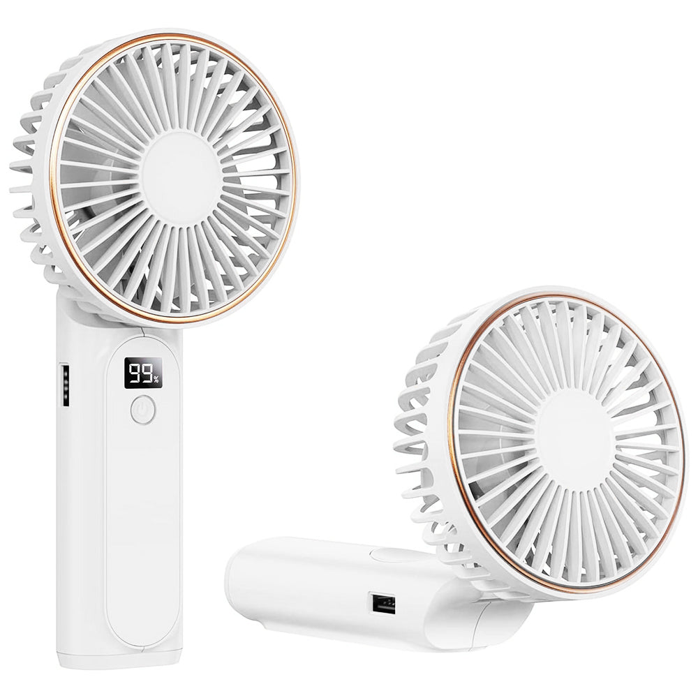 Ventilateur Portable Techsuit M12, Blanc