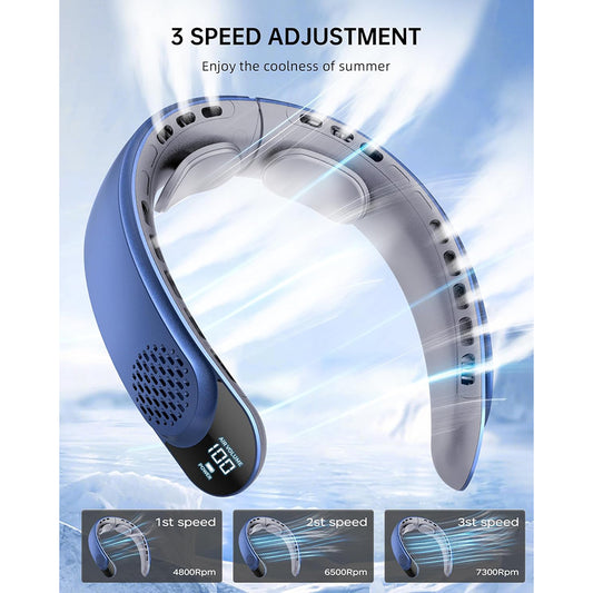 Ventilateur Portable Techsuit S8, Bleu